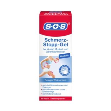 SOS Gel contra durerilor si edemelor, 50ml