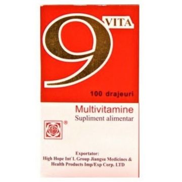 9-Vita multivitamine - 100 drajeuri