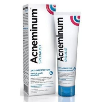 Acneminum Specialist crema de noapte - 30ml Aflofarm