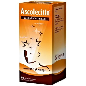 Ascolecitin - 20 tablete masticabile Biofarm