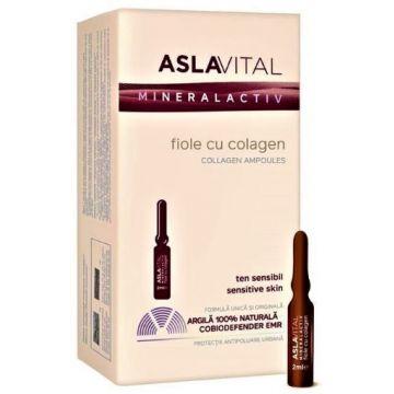 Aslavital Mineralactiv fiole cu colagen 2ml - 10 fiole