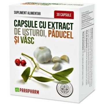 Bano Usturoi cu paducel si vasc - 30 capsule Quantum Pharm