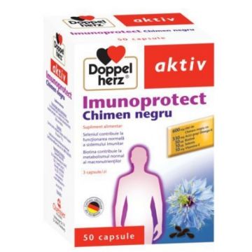 Doppelherz Aktiv Imunoprotect cu chimen negru - 50 capsule