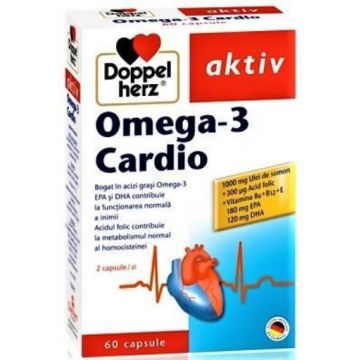 Doppelherz Aktiv Omega 3-Cardio - 60 comprimate