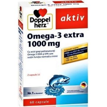 Doppelherz Aktiv Omega-3 Extra 1000mg - 60 capsule