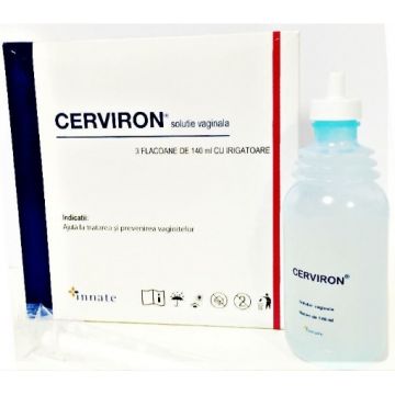 eco cerviron sol vaginala 3fl+irigator 140ml