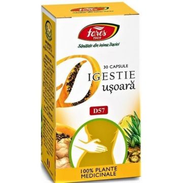Fares Digestie Usoara - 30 Capsule