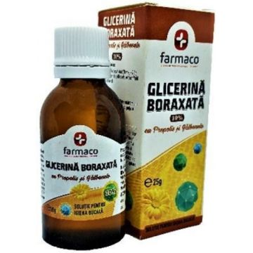 farmaco glicerina boraxata 10%+propolis si galbenele 50ml
