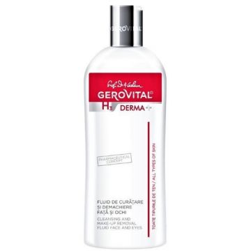 Gerovital H3 Derma+ Fluid de Curatare Fata si Ochi - 200ml