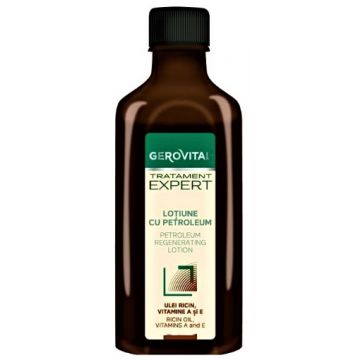 Gerovital Tratament Expert Lotiune Regeneranta cu Petroleum - 100ml