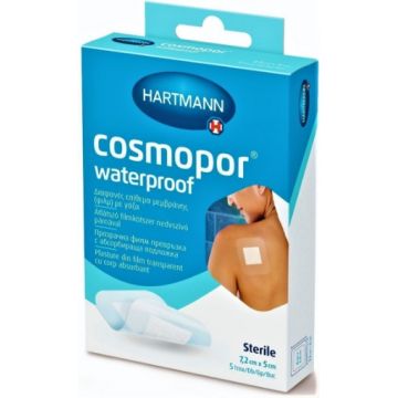 hartmann cosmopor waterproof plasturi absorbant 7.2cmx5cm
