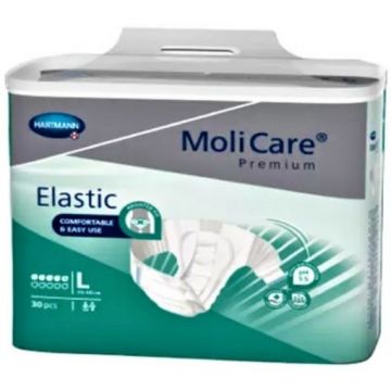 Hartmann MoliCare Premium Elastic L cu 5 picaturi - 30 bucati