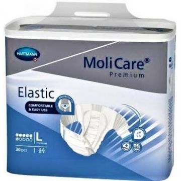 Hartmann MoliCare Premium Elastic L cu 6 picaturi - 30 bucati