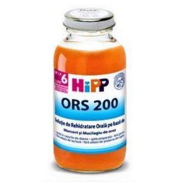 HiPP ORP solutie de rehidratare cu morcov si mucilagiu de orez - 200ml