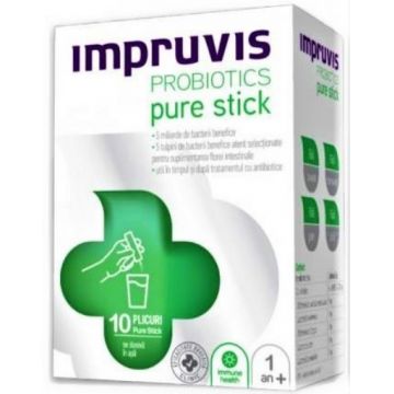 Impruvis Probiotics Pure Stick - 10 Plicuri
