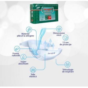 Incoped scutece pentru adulti XL - 30 bucati