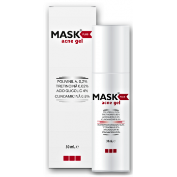 Mask Plus gel tratament pentru acnee inflamatorie - 30ml