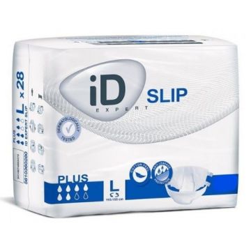 Ontex iD Expert Slip scutece pentru adulti pentru incontinenta urinara Cotton Plus L - 30 bucati