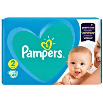 Pampers 2 (4-8kg) Active Baby - 43 bucati