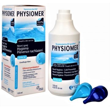 Physiomer Gentle Jet spray nazal cu apa de mare izotonica - 135ml Gilbert