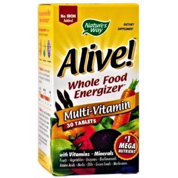 Secom Alive fara fier adaugat - 30 tablete Nature`s Way