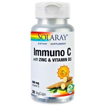 Secom Immuno C plus zinc si vitamina D3 - 30 capsule vegetale