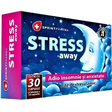 Stress away - 30 capsule Sprint Pharma