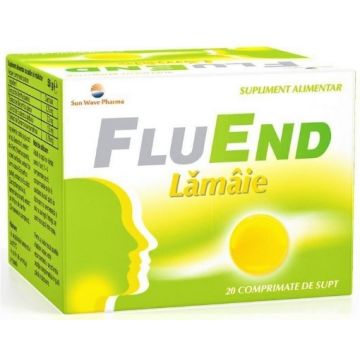 SunWave FluEnd comprimate de supt lamaie - 20 pastile