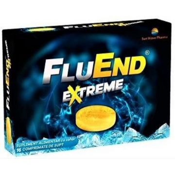 SunWave FluEnd Extreme - 16 comprimate de supt