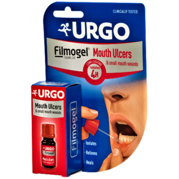 Urgo solutie anti-afte cu aroma de fructe - 6ml