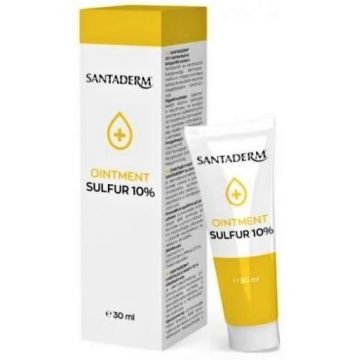 Vitalia K Santaderm unguent emolient cu sulf 10% - 30ml