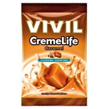 vivil bomboane creme life caramel fara zahar 110g