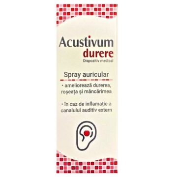 zdrovit acustivum durere spray auricular 20ml