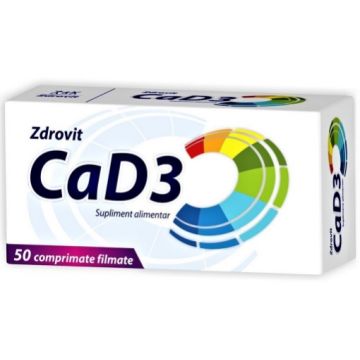 Zdrovit Calciu + vitamina D3 - 50 comprimate
