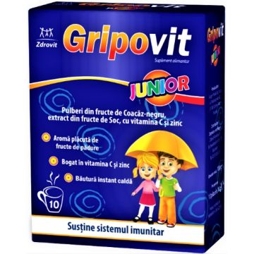 Zdrovit Gripovit Junior - 10 plicuri