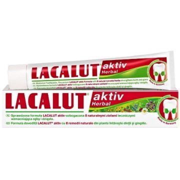 zdrovit lacalut aktiv herbal pasta 75ml