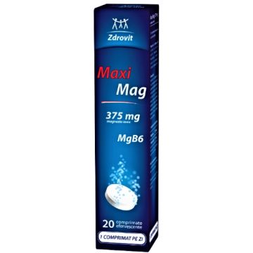 Zdrovit MaxiMag 375mg - 20 comprimate efervescente