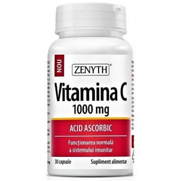 zenyth vitamina c 1000mg acid ascorbic ctx30 cps