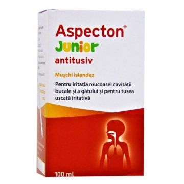 Aspecton Junior sirop antitusiv - 100ml