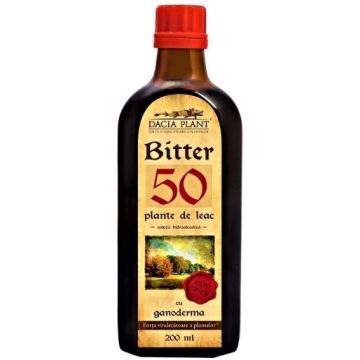 Dacia Plant Bitter 50 plante cu ganoderma - 200ml