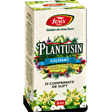 Fares Plantusin calmant - 30 comprimate de supt