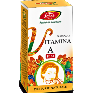 Fares vitamina A din surse naturale - 30 capsule