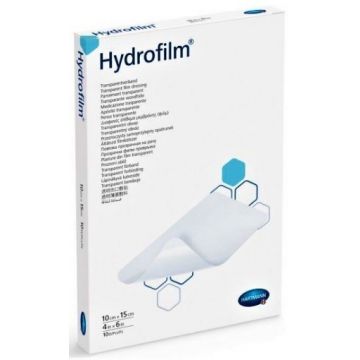Hartmann Hydrofilm plasture transparent autoadeziv 10cm/15cm - 10 bucati