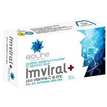 Imviral Plus vitamina C si Zinc - 30 comprimate Helcor