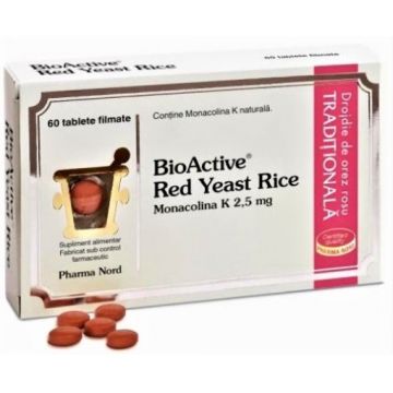 Pharma Nord BioActive Red Yeast Rice (Drojdie de orez rosu) - 60 tablete