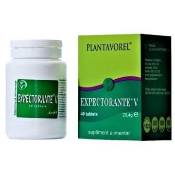 Plantavorel Expectorante V - 40 tablete