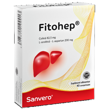 Sanvero Fitohep - 40 comprimate