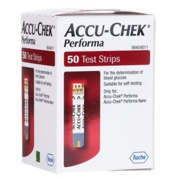 teste glicemie accu-chek performa ctx50 buc