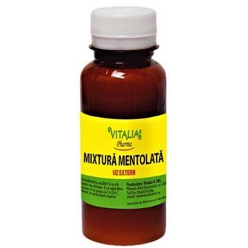 Vitalia K Mixtura mentolata cu ulei de menta si ulei de rozmarin - 100g