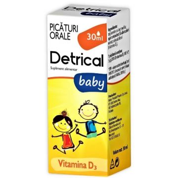 Zdrovit Detrical D3 Baby picaturi orale - 30ml